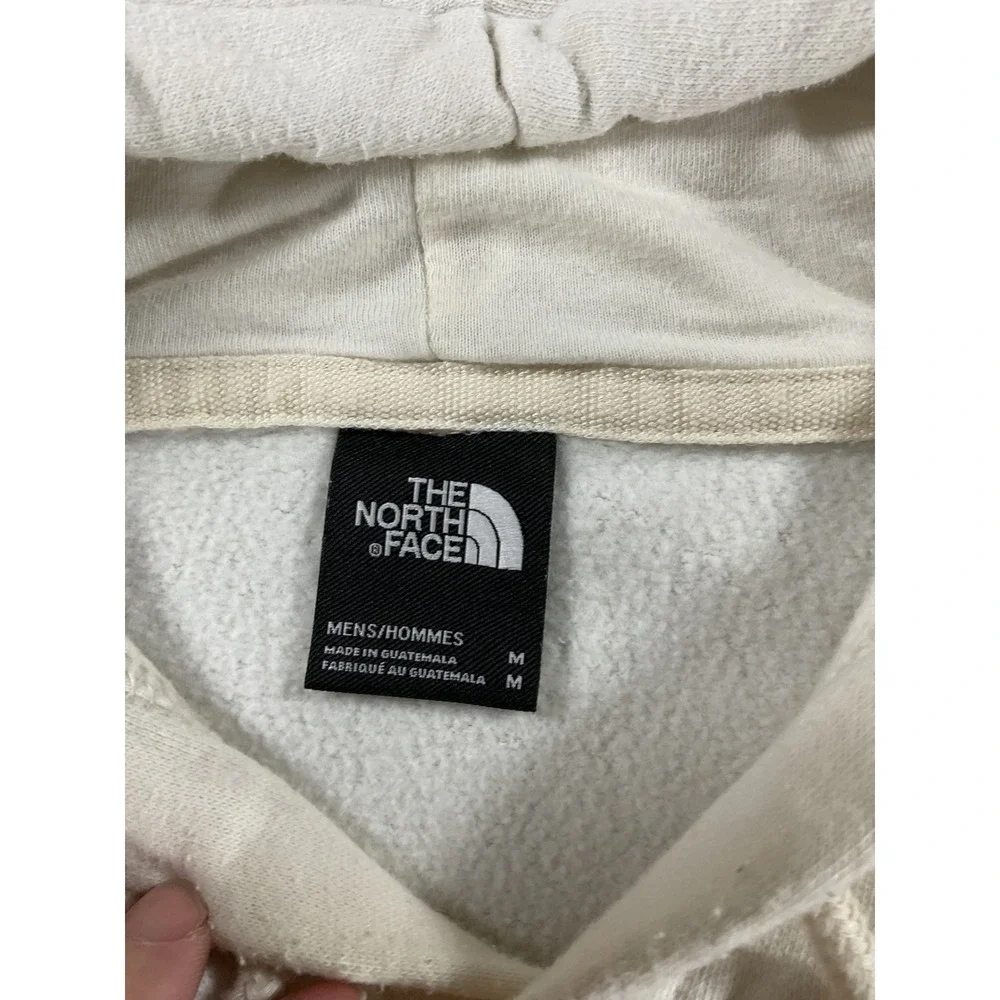 The North Face Mens Hoodie Off White Cream Never Stop Exploring Medium 2418